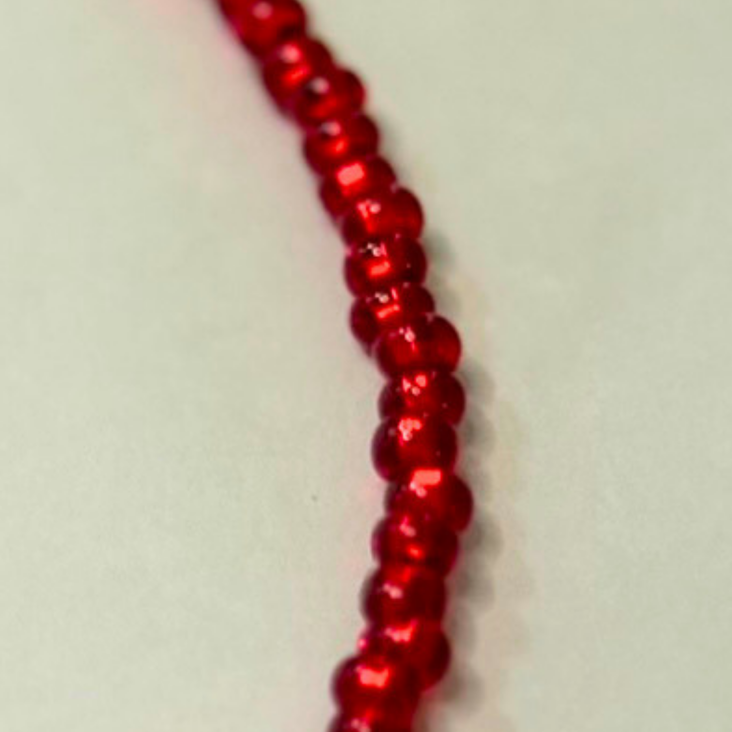 Heartfire Millefiori Heart Necklace – Red Beaded Floral Glass Pendant